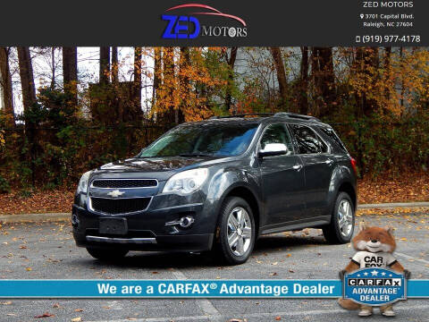 2014 Chevrolet Equinox for sale at Zed Motors in Raleigh NC