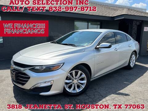 2019 Chevrolet Malibu for sale at Auto Selection Inc. in Houston TX