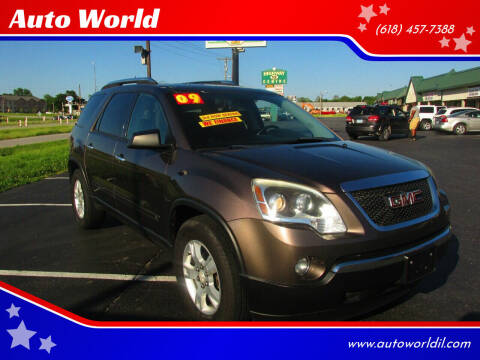 2009 GMC Acadia for sale at Auto World in Carbondale IL