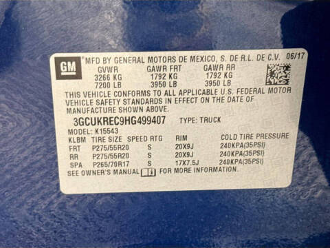 2017 Chevrolet Silverado 1500