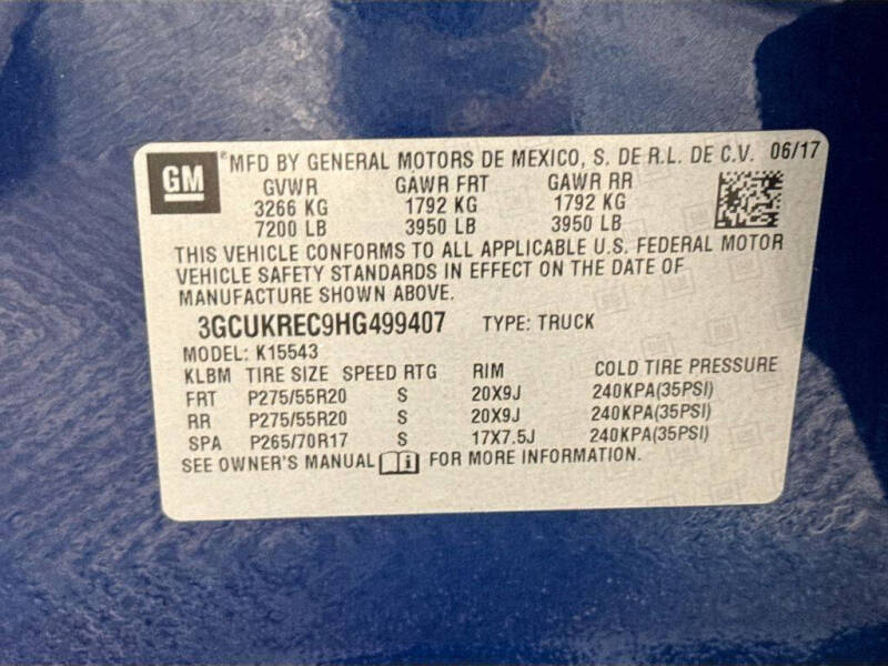 2017 Chevrolet Silverado 1500