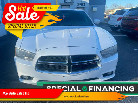 2013 Dodge Charger for sale at Max Auto Sales Inc in Warren MI