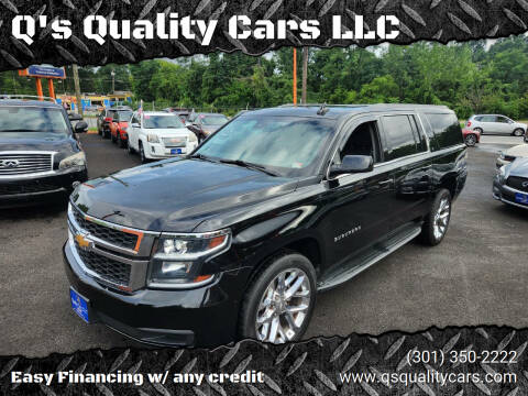 2018 Chevrolet Suburban for sale at Q's Quality Cars LLC in Capitol Heights MD