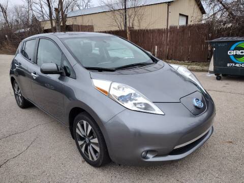 2014 Nissan LEAF for sale at GLOBAL AUTOMOTIVE in Grayslake IL