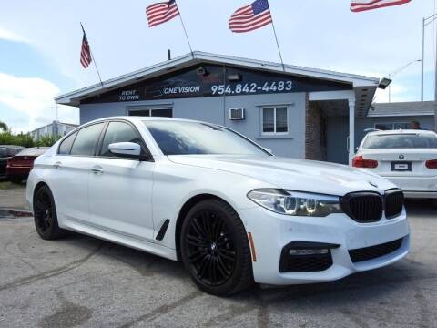 2017 BMW 5 Series for sale at One Vision Auto in Hollywood FL