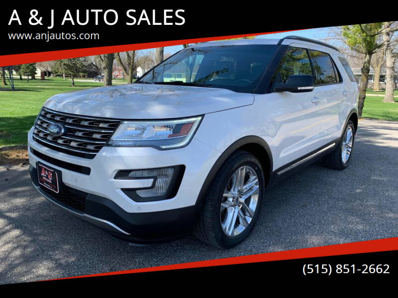 2016 Ford Explorer for sale at A & J AUTO SALES in Eagle Grove IA