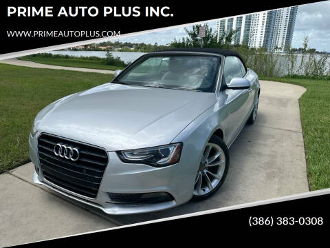 2013 Audi A5 for sale at PRIME AUTO PLUS INC. in Daytona Beach FL