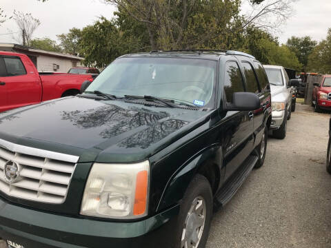 2002 Cadillac Escalade for sale at Simmons Auto Sales in Denison TX