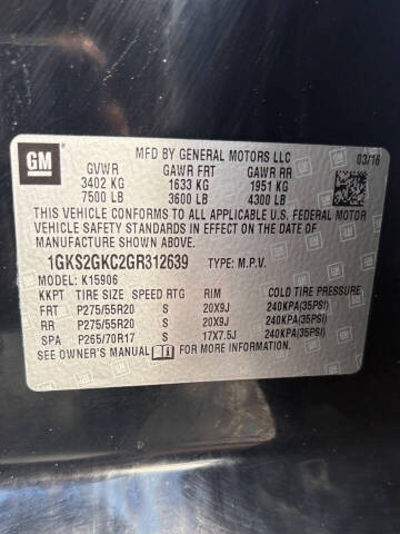 2016 GMC Yukon XL SLT