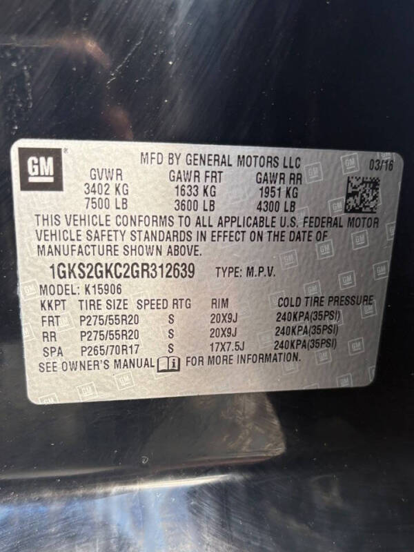2016 GMC Yukon XL SLT