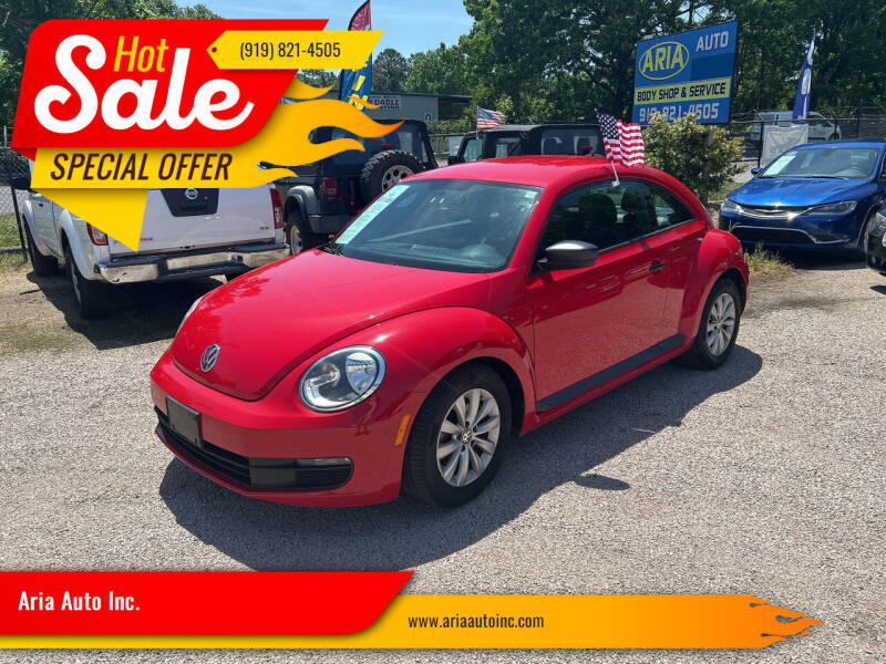 2015 Volkswagen Beetle for sale at Aria Auto Inc. in Raleigh NC