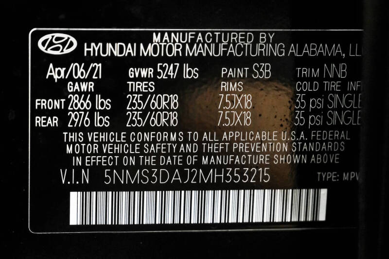 2021 Hyundai Santa Fe SEL