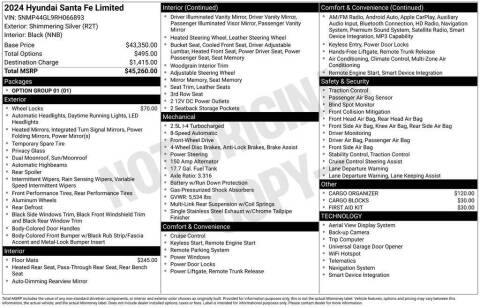 2024 Hyundai Santa Fe Limited