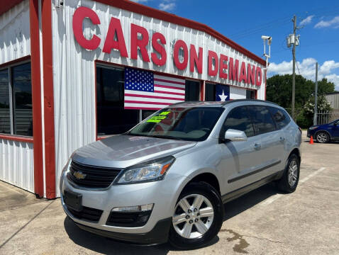 2015 Chevrolet Traverse for sale at Cars On Demand 3 in Pasadena TX