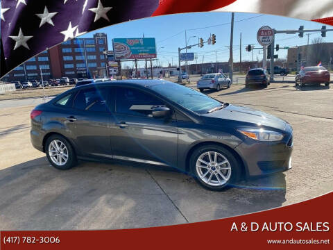 2018 Ford Focus for sale at A & D Auto Sales in Joplin MO