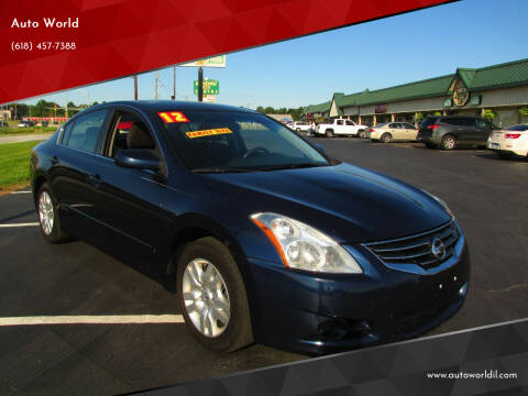 2012 Nissan Altima for sale at Auto World in Carbondale IL