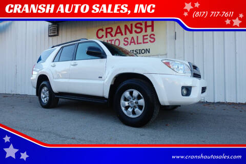 2006 Toyota 4Runner for sale at CRANSH AUTO SALES, INC in Arlington TX