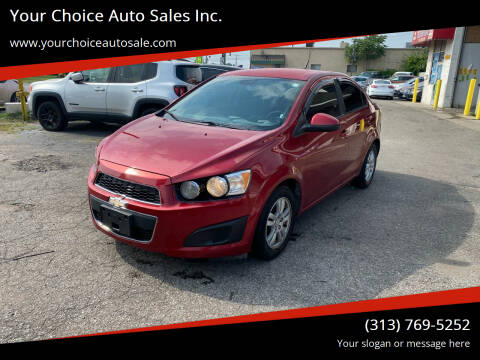 2012 Chevrolet Sonic for sale at Your Choice Auto Sales Inc. in Dearborn MI