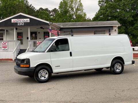 2004 Chevrolet Express Cargo for sale at CVC AUTO SALES in Durham NC
