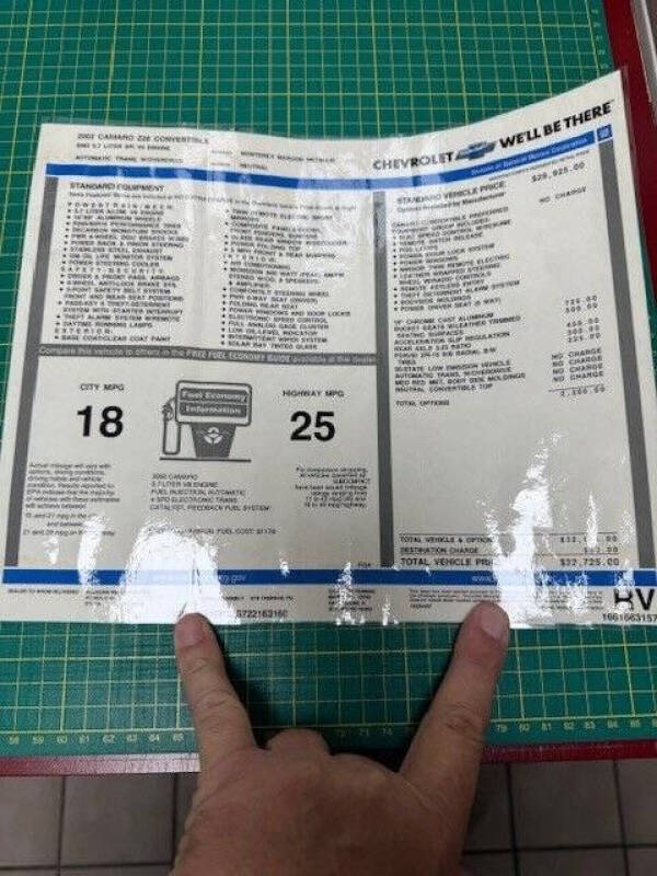 2002 Chevrolet Camaro Z28