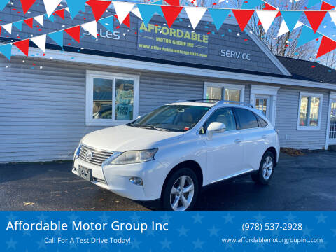 2013 Lexus RX 350 for sale at Affordable Motor Group Inc in Worcester MA