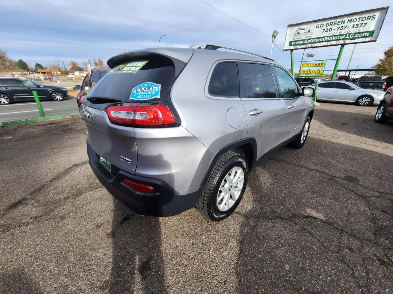 2017 Jeep Cherokee for sale at GO GREEN MOTORS in Lakewood, CO