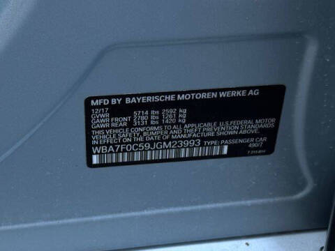 2018 BMW 7 Series 750i