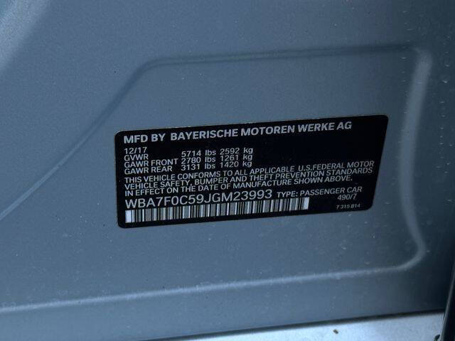 2018 BMW 7 Series 750i