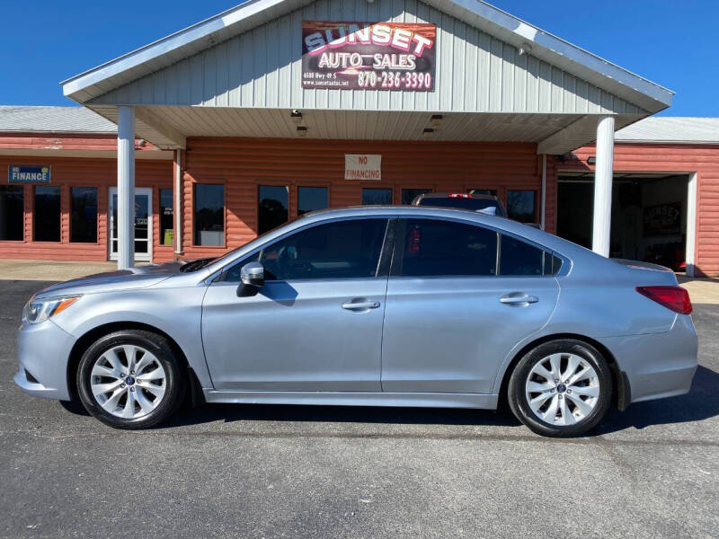 2017 Subaru Legacy for sale at Sunset Auto Sales in Paragould AR