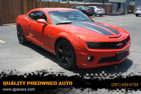 2010 Chevrolet Camaro for sale at QUALITY PREOWNED AUTO in Houston TX