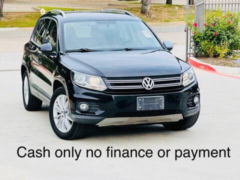 2012 Volkswagen Tiguan for sale at Texas Drive Auto in Dallas TX