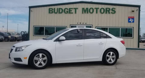 2012 Chevrolet Cruze for sale at Budget Motors in Aransas Pass TX