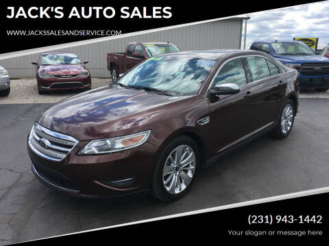2010 Ford Taurus for sale at JACK'S AUTO SALES in Traverse City MI