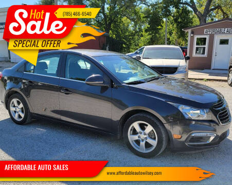 2016 Chevrolet Cruze Limited for sale at AFFORDABLE AUTO SALES in Wilsey KS
