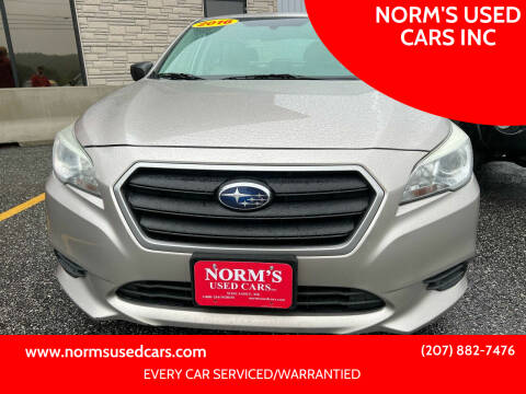 2016 Subaru Legacy for sale at NORM'S USED CARS INC in Wiscasset ME