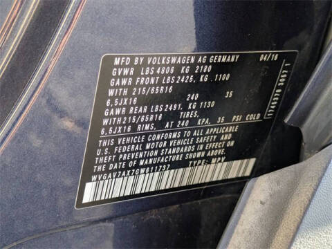 2016 Volkswagen Tiguan