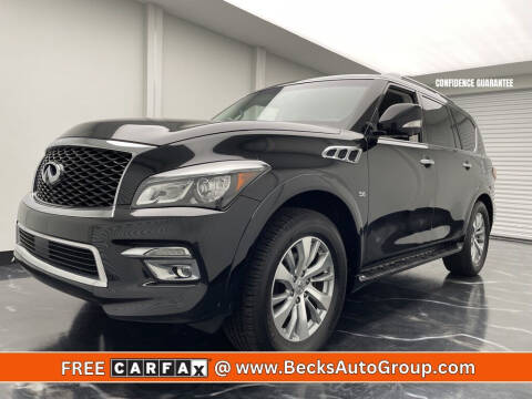 2017 Infiniti QX80 for sale at Becks Auto Group in Mason OH