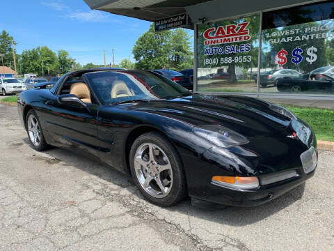 2002 Chevrolet Corvette for sale at Carz Unlimited in Richmond VA