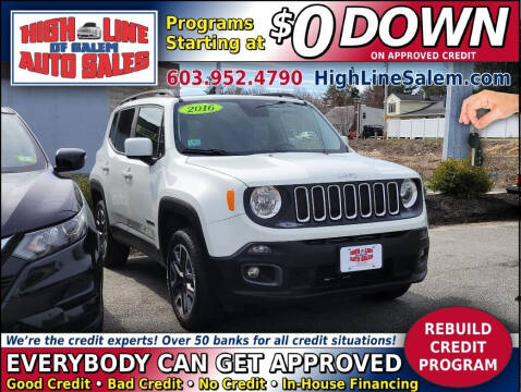 2016 Jeep Renegade for sale at High Line Auto Sales of Salem in Salem NH
