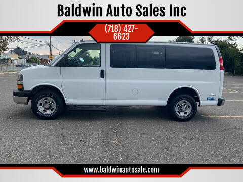 2013 Chevrolet Express Passenger for sale at Baldwin Auto Sales Inc in Baldwin NY