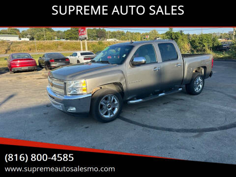 2013 Chevrolet Silverado 1500 for sale at SUPREME AUTO SALES in Grandview MO