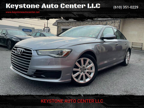 2016 Audi A6 for sale at Keystone Auto Center LLC in Allentown PA