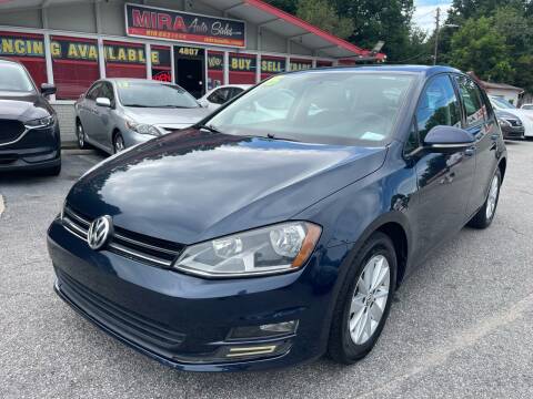 2015 Volkswagen Golf for sale at Mira Auto Sales in Raleigh NC
