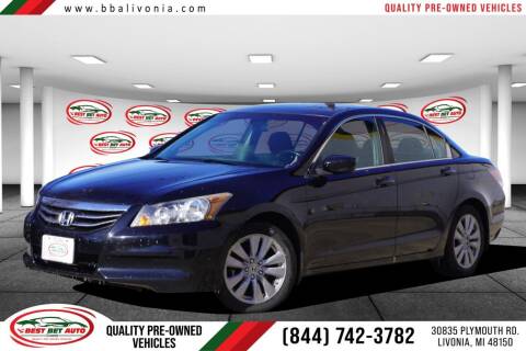 2012 Honda Accord for sale at Best Bet Auto in Livonia MI