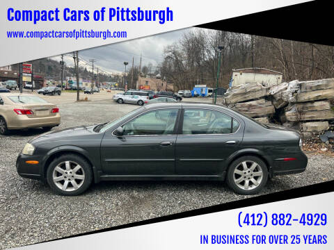 2002 Nissan Maxima for sale at Compact Cars of Pittsburgh in Pittsburgh PA