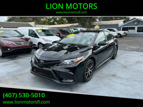 2022 Toyota Camry for sale at LION MOTORS in Orlando FL