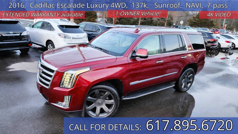 2016 Cadillac Escalade for sale at Carlot Express in Stow MA