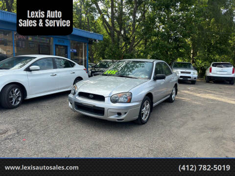 2005 Subaru Impreza for sale at Lexis Auto Sales & Service in Pittsburgh PA