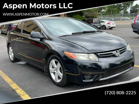 2007 Honda Civic for sale at Aspen Motors LLC in Denver CO