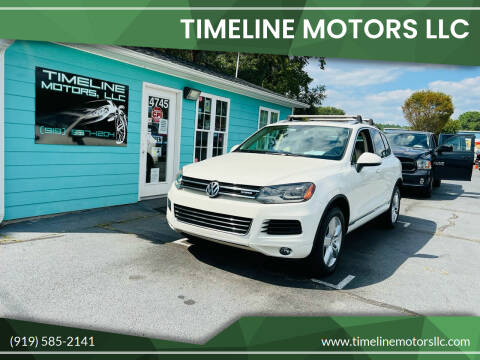 2012 Volkswagen Touareg for sale at Timeline Motors LLC in Clayton NC